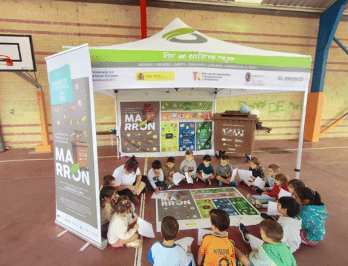 La Mancomunidad El Brusco inicia en Bareyo actividades infantiles sobre el uso del contenedor marrón